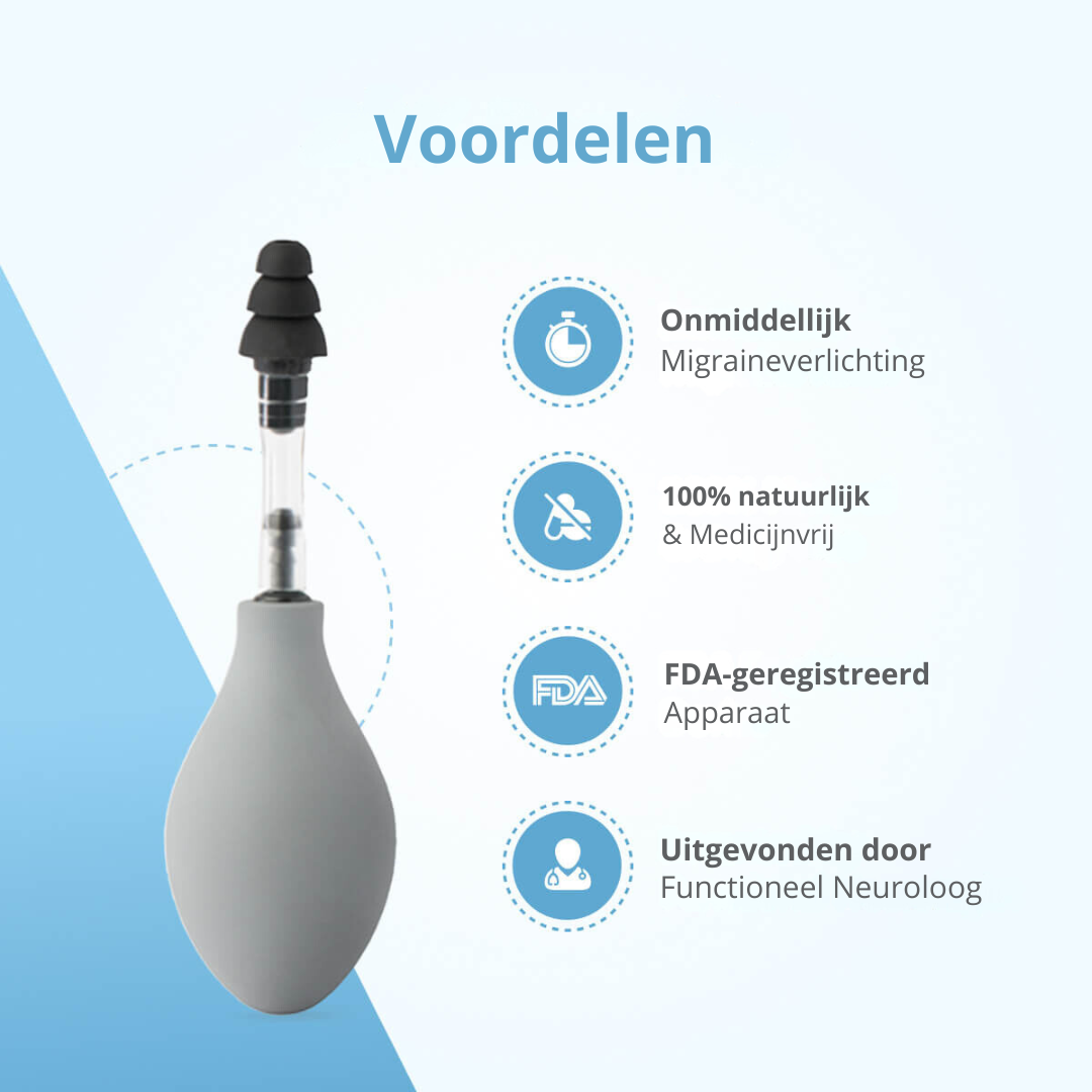 Directe verlichting van migraine