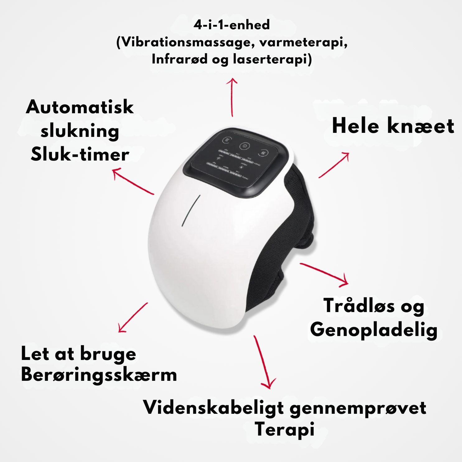 LumaTech™ Infrarød knæpude